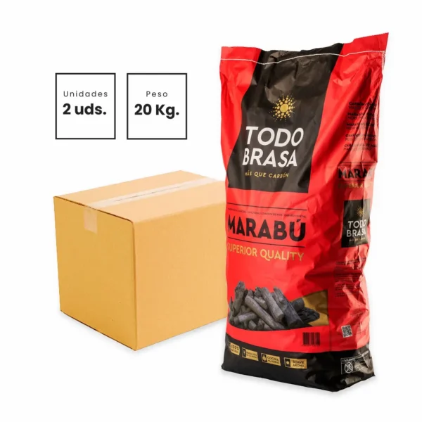 Carbón marabú rojo
