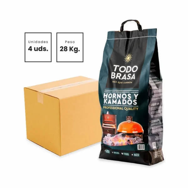 Carbón para kamados y hornos