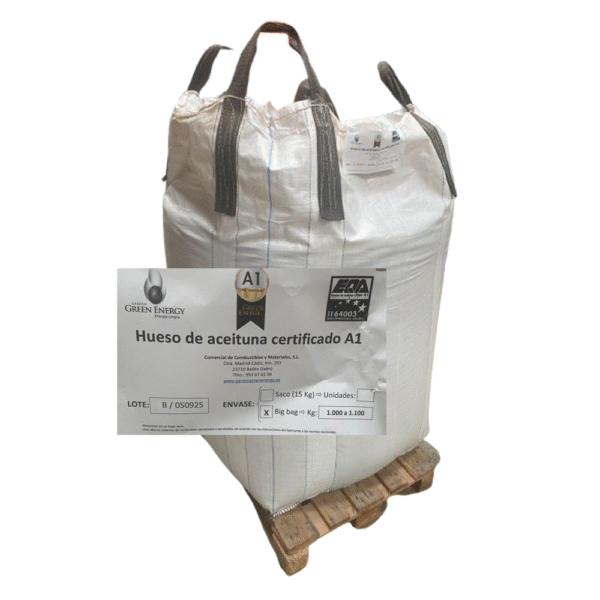 Hueso de aceituna Garzón Green Energy Bigbag 1000 kg